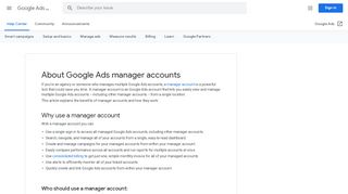 
                            4. About Google Ads manager accounts - Google Ads Help