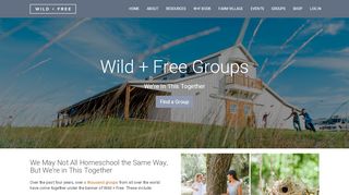 
                            3. About Groups - Wild + Free