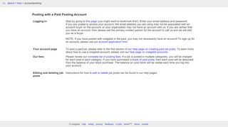 
                            2. about | help | accountposting - craigslist