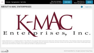 
                            4. About K-MAC Enterprises - talentReef Applicant Portal