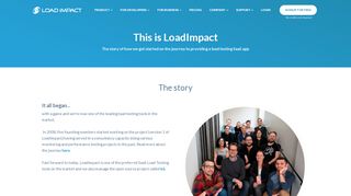 
                            8. About | Load Impact