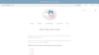 
                            2. About Me & My Store – Marzia