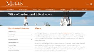 
                            2. About - Mercer University