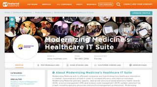 
                            5. About Modernizing Medicine's ... - featuredcustomers.com