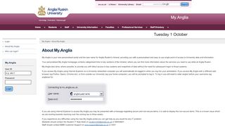 
                            1. About My.Anglia - My.Anglia Homepage - Anglia Ruskin University