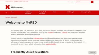 
                            1. About MyRED | Nebraska - unl.edu