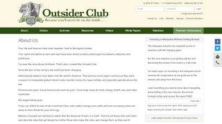 
                            6. About Outsider Club