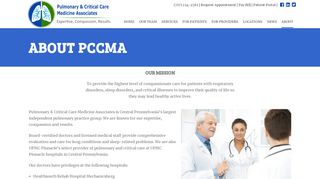 
                            5. About - PCCMA - Pulmonary & Critical Care Medicine Associates