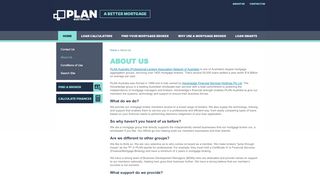 
                            2. About PLAN Australia, The PLAN Group - PLAN a Better Mortgage