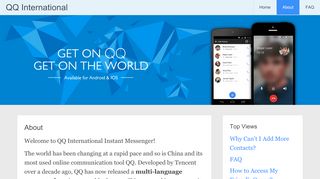 
                            5. About | QQ International