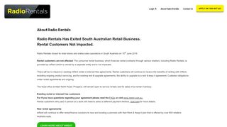 
                            4. About Radio Rentals | www.radiorentals.com.au
