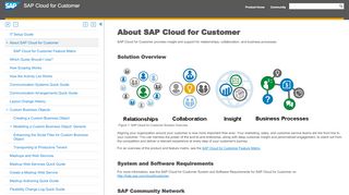 
                            4. About SAP Cloud for Customer