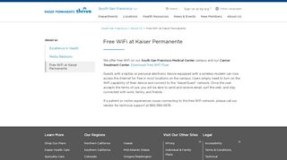 
                            7. About South San Francisco 'Free WiFi at Kaiser Permanente'