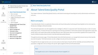 
                            1. About Talend Data Quality Portal - 6.3 - Talend Help Center