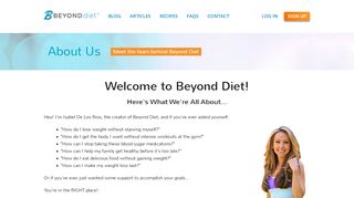 
                            9. About The Beyond Diet Team | Beyond Diet