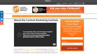 
                            1. About the Content Marketing Institute