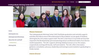 
                            7. About the UAC and Staff - | Undergraduate Advising Center (UAC)