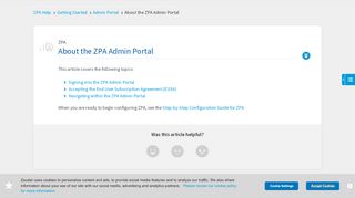 
                            2. About the ZPA Admin Portal | Zscaler