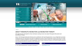 
                            3. About Therapeutic Recreation, Recreation Therapy, and ...