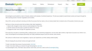 
                            2. About Us - DomainAgents