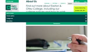 
                            3. About Us | Easton and Otley College