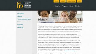 
                            5. About Us : History - Family Design Resources, Inc.