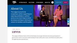 
                            4. About Us | League of Women Voters