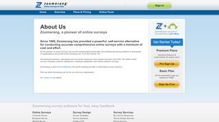 
                            2. About Us - Online Survey Software Company - Zoomerang