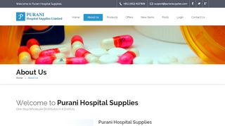 
                            8. About Us | Purani Hospital Supplies