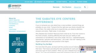 
                            8. About Us | Sabates Eye Centers