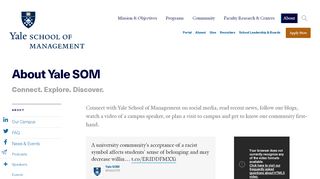 
                            9. About Yale SOM | Yale School of Management