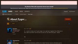
                            4. About Zygor.... - World of Warcraft Forums - Blizzard Entertainment
