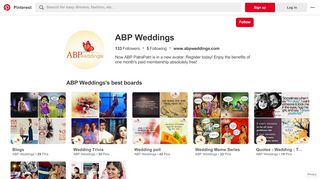 
                            8. ABP Weddings (abpweddings) on Pinterest