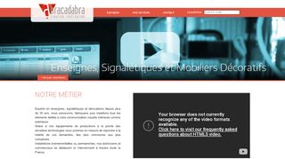 
                            2. Abracadabra SAS : Enseignes, signalétiques et mobiliers ...