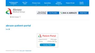 
                            5. abrazo-patient-portal – Abrazo Medical Group