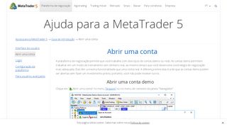 
                            5. Abrir uma conta - Guia de introdução - …