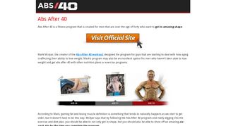 
                            1. Abs After 40 – Get Abs After 40 with Mark Mcilyar