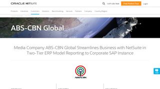 
                            6. ABS-CBN Global Upgrades to NetSuite's Cloud Platform