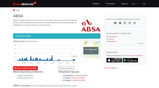 
                            4. ABSA down? Current outages, problems and issues ...