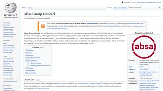 
                            4. Absa Group Limited - Wikipedia