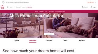 
                            6. Absa | Home Loan Calculator