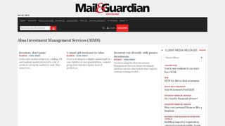 
                            6. Absa Investment Management Services (AIMS)