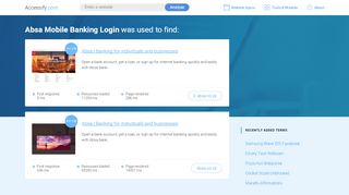 
                            9. Absa Mobile Banking Login at top.accessify.com
