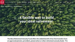 
                            3. Absa | Retirement Annuity Fund