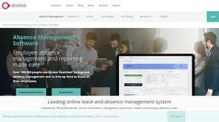 
                            6. Absence Management Software | Access TeamSeer