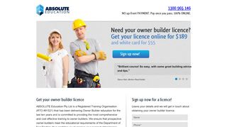 
                            4. Absolute Education - Owner Builder Licences, Owner Builder ...