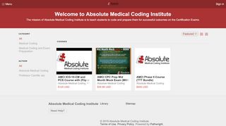 
                            3. Absolute Medical Coding Institute