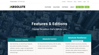 
                            3. Absolute Platform Features and Editions | Absolute