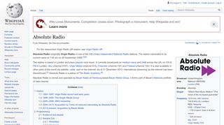 
                            9. Absolute Radio - Wikipedia