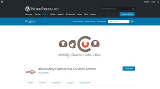 
                            5. Absolutely Glamorous Custom Admin – WordPress plugin | WordPress ...